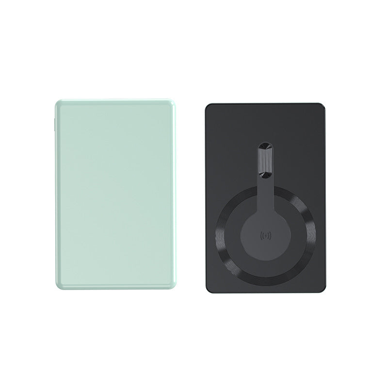 Ultra-Thin Wireless Power Bank – Portable Charging for iPhone & Android