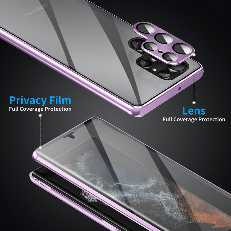 Samsung Galaxy Privacy Magnetic Glass Phone Case