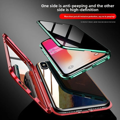 Magnetic Privacy Protection Metal Phone Case