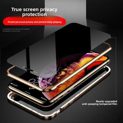 Magnetic Privacy Protection Metal Phone Case