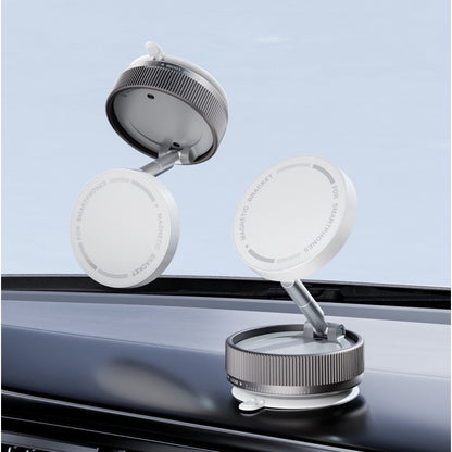Magnetic Vacuum Car Phone Holder with 360° Rotation & MagSafe Support