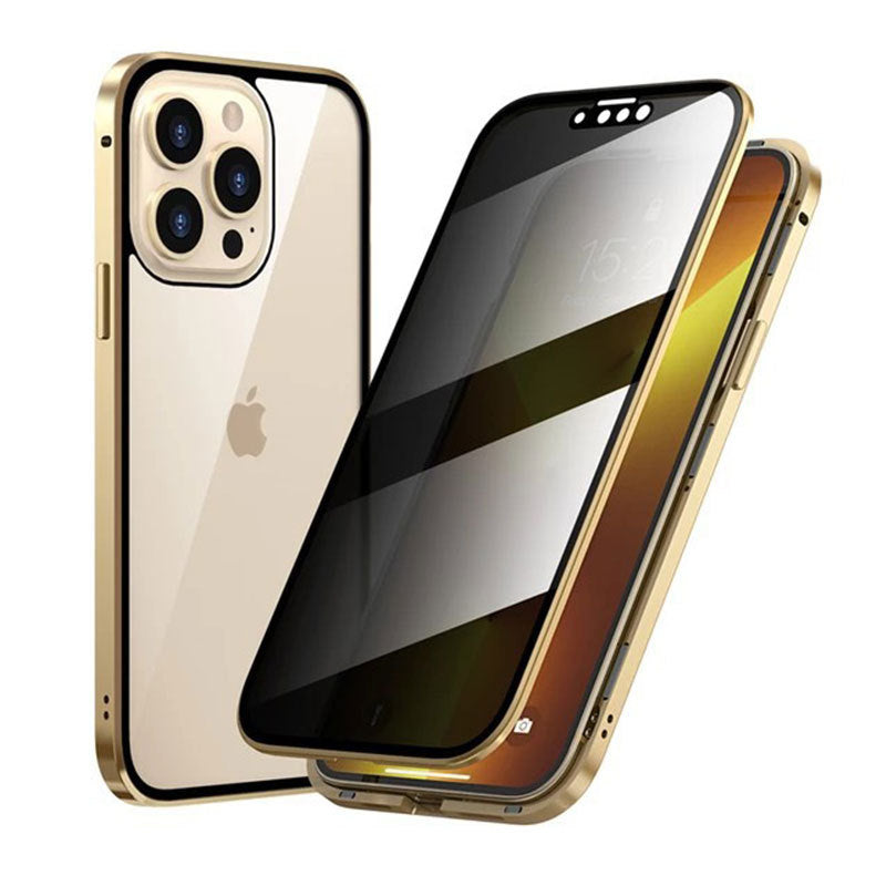 Magnetic Privacy Protection Metal Phone Case