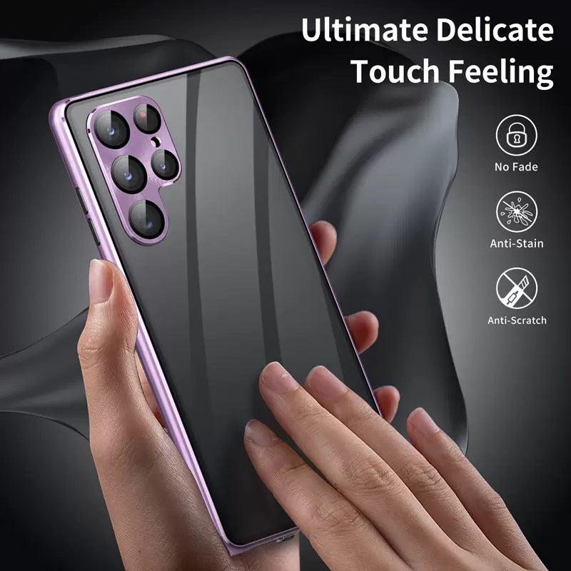 Samsung Galaxy Privacy Magnetic Glass Phone Case