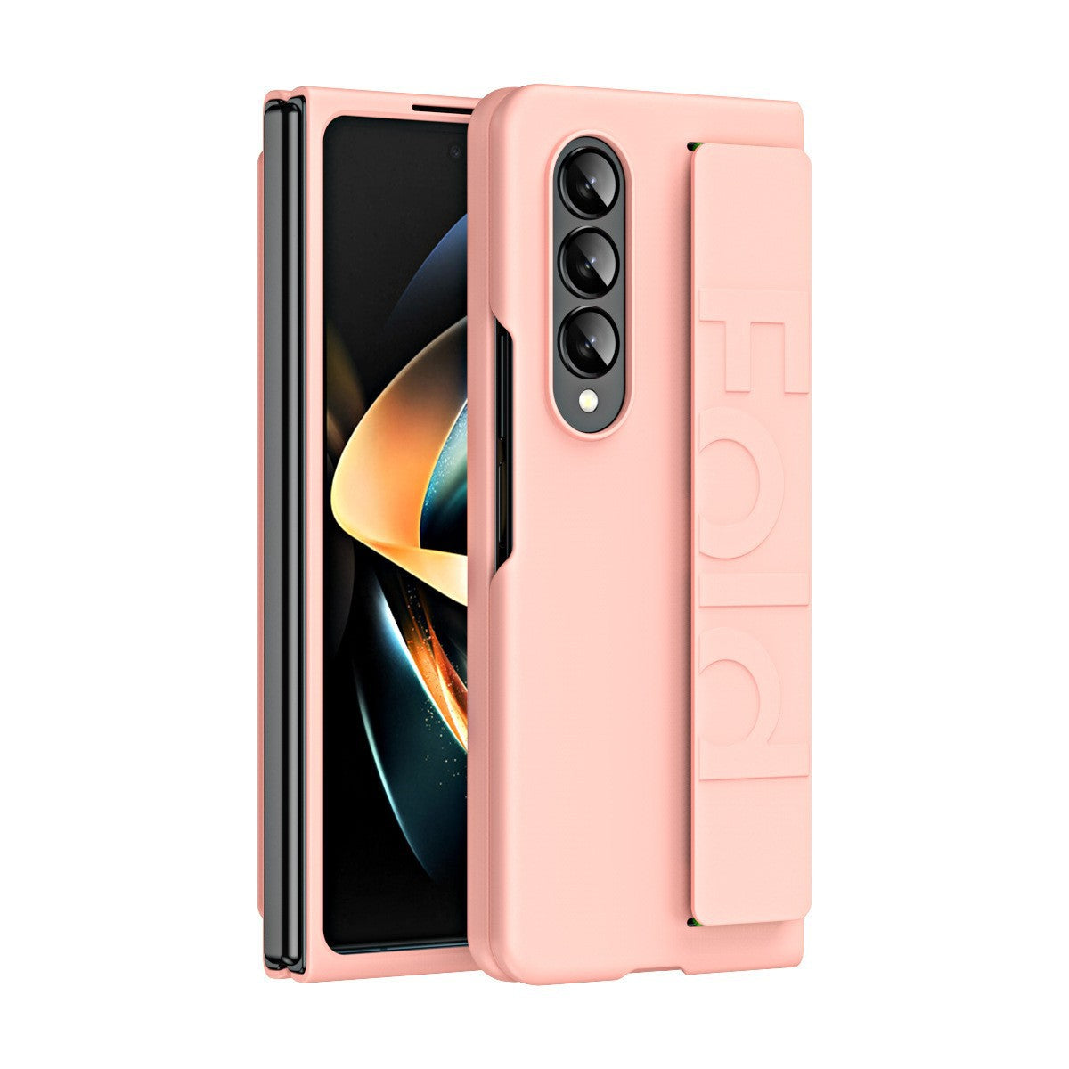 Samsung Galaxy Z Fold Silicone Phone Case with Wrist Strap