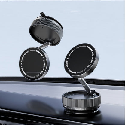 Magnetic Vacuum Car Phone Holder with 360° Rotation & MagSafe Support