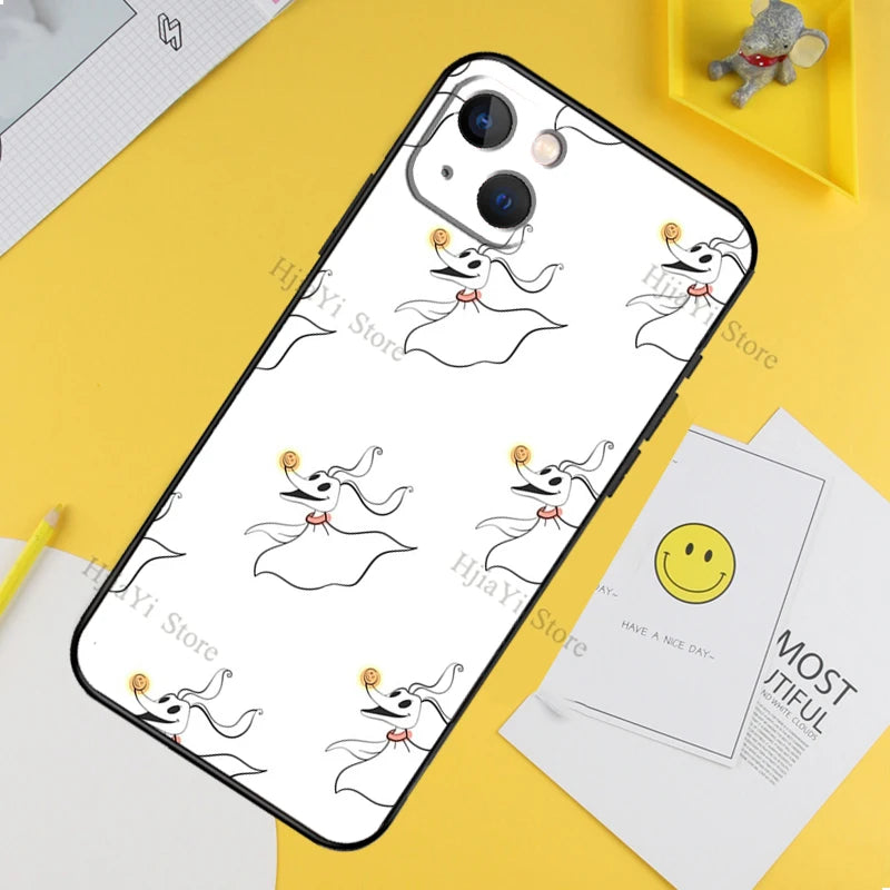 Jack and Sally Halloween Phone Case For iPhone 14 Pro 13 Pro Max 13 Mini 12 11 Pro Max X XS Max 6 6S Plus SE2