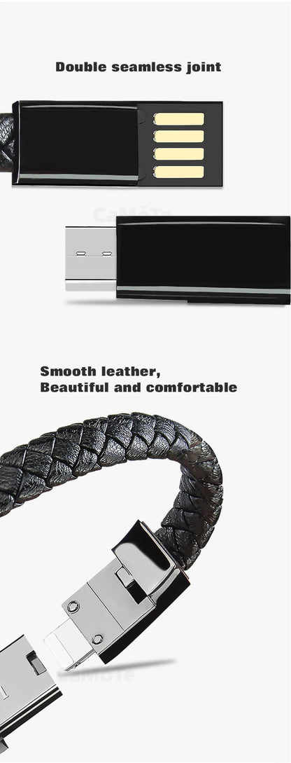 Bracelet USB Charging Cable | iPhone & USB-C