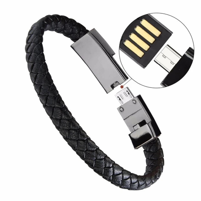 Bracelet USB Charging Cable | iPhone & USB-C