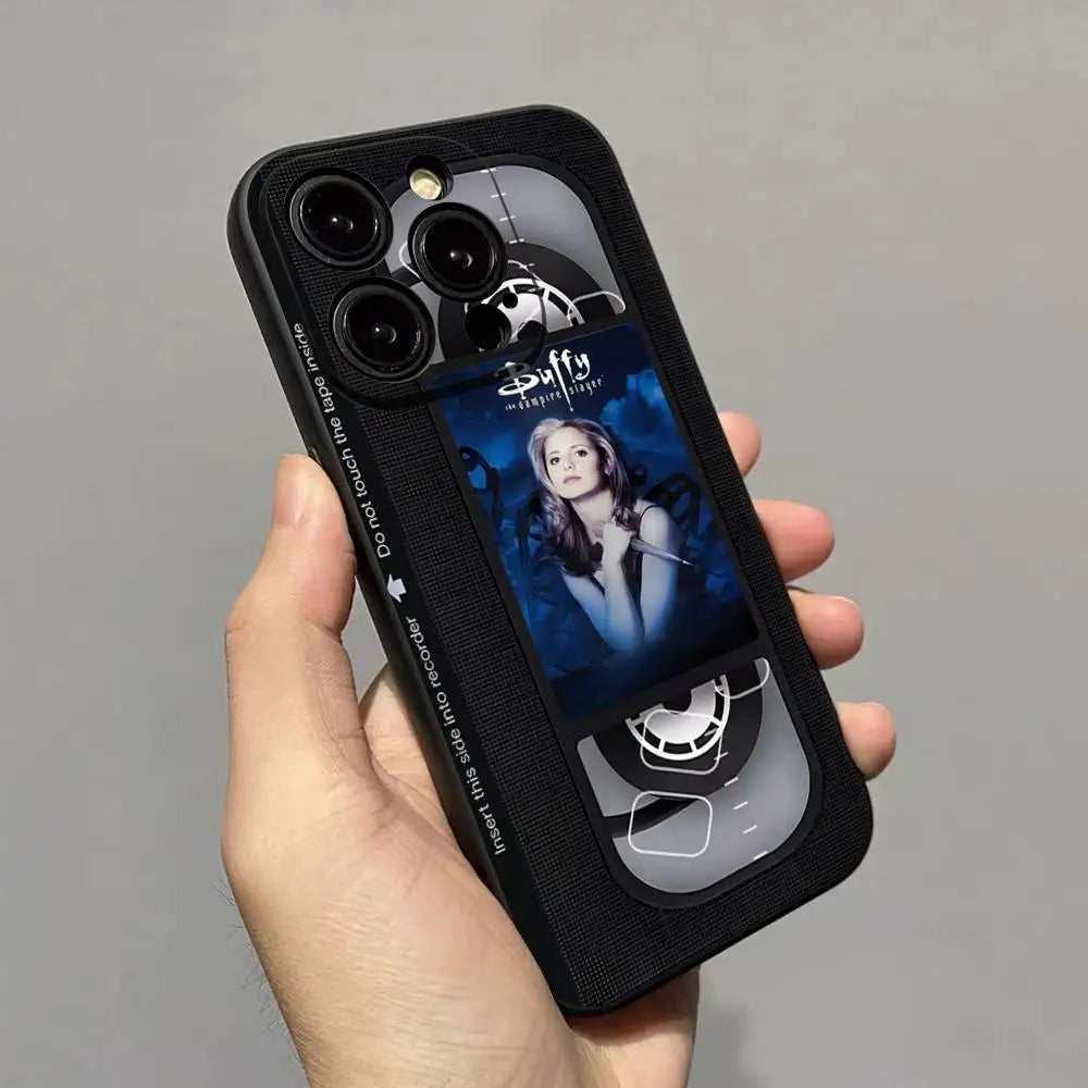 Horror Movie Video Phone Case For iPhone 17 16 15 14 13 12 Mini 11 Pro Max Soft Silicone Cover