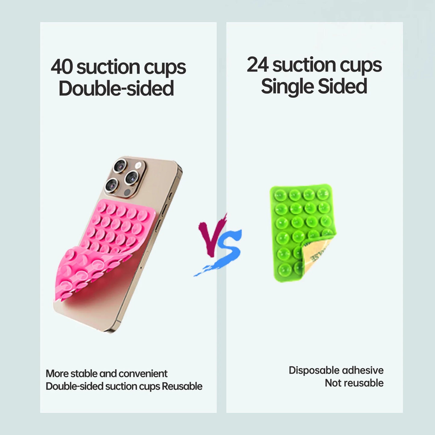 Silicone Suction Cup Phone Stand & Grip