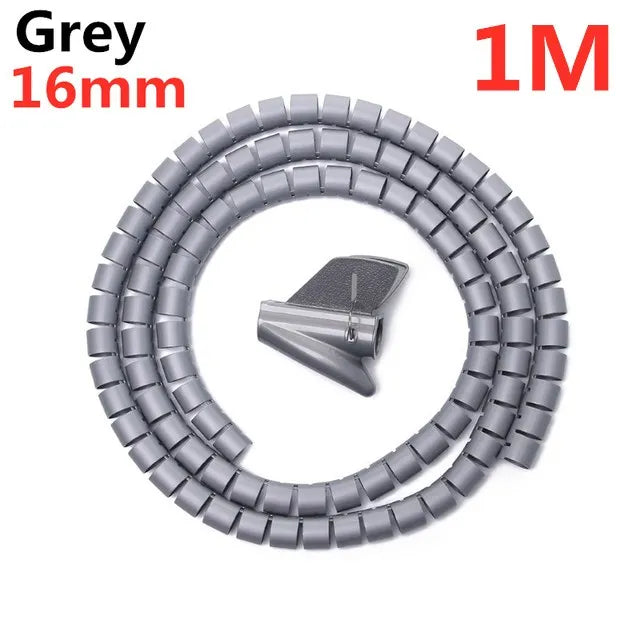 Flexible Spiral Cable Organizer & Wire Protector – 10mm & 16mm