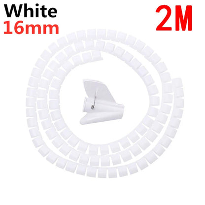 Flexible Spiral Cable Organizer & Wire Protector – 10mm & 16mm