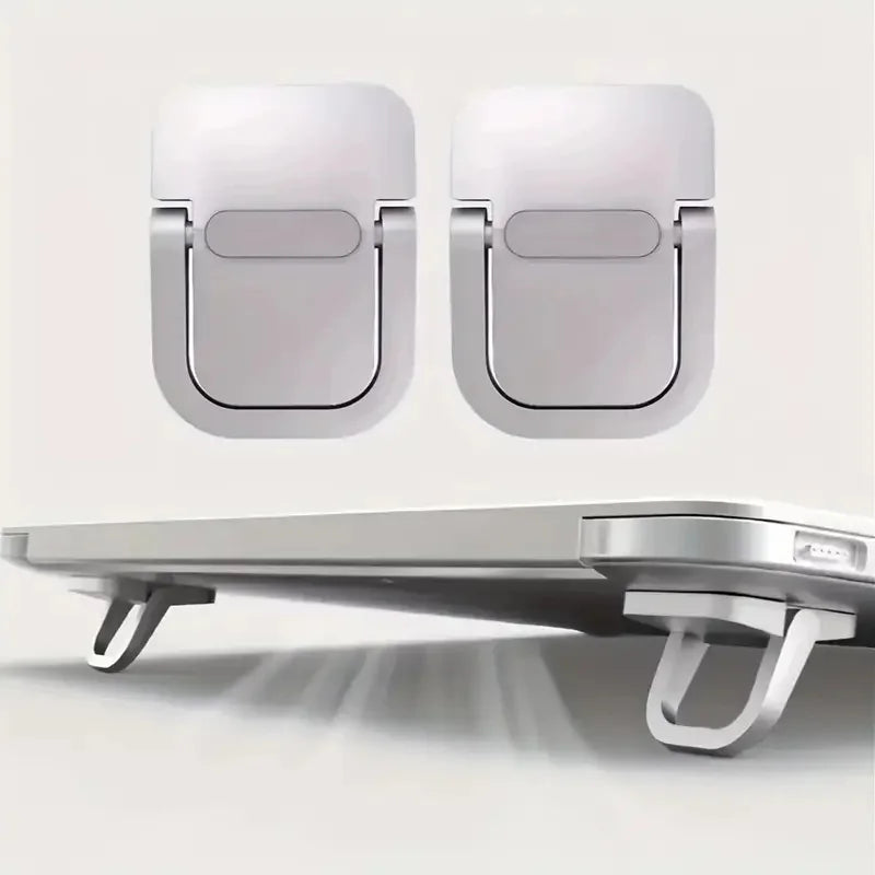 Compact Portable Laptop Stand: Invisible, Foldable, Ergonomic Desk Support for 25.4-45.72 cm Laptops, Tablets, Keyboards, and Ph