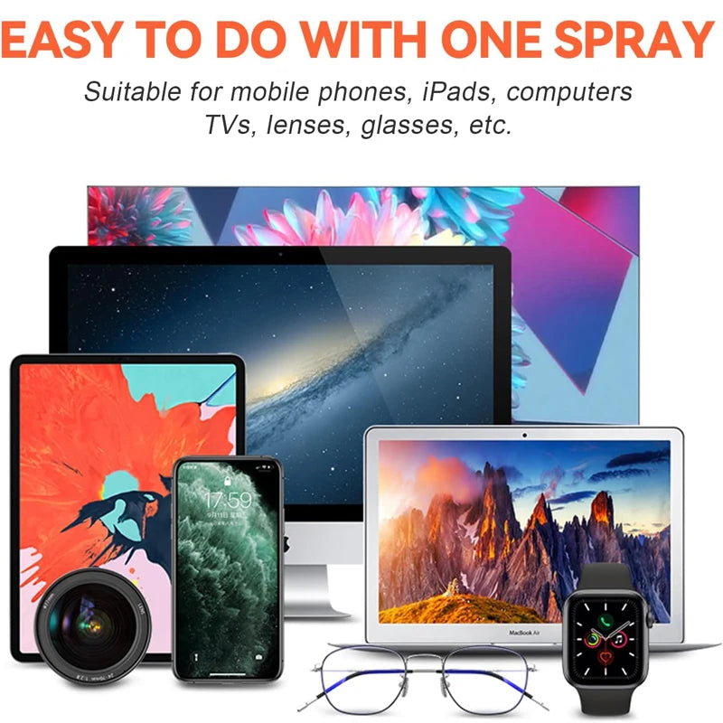 2-in-1 Microfiber Screen Cleaner Spray Bottle