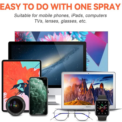 2-in-1 Microfiber Screen Cleaner Spray Bottle