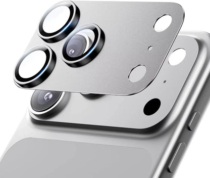 NNBILI For Phone 17 Pro Max Camera Lens Protector Strong Adsorption Metal 9H+ Tempered Glass Camera Screen Full Protective Cover
