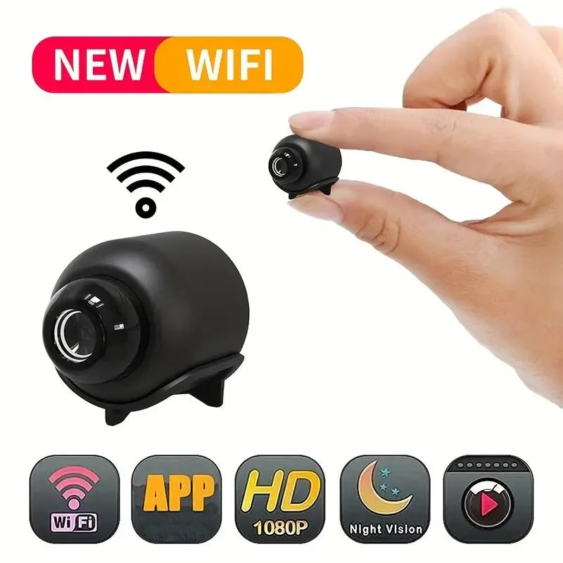 X5 Mini Security Camera – 1080P HD WiFi with Night Vision & Motion Detection
