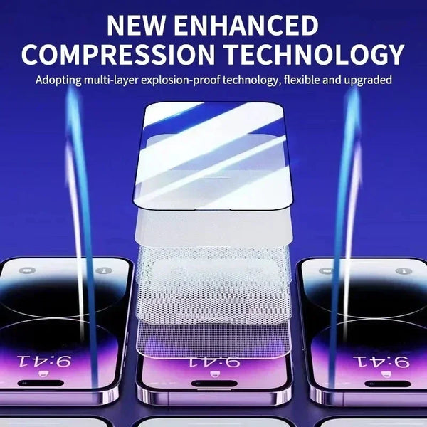 3pcs HD Tempered Glass Screen Protectors for iPhone 17 16 Pro Max 15 14 11 12 13 mini Scratch-Proof Dust-Free Installation