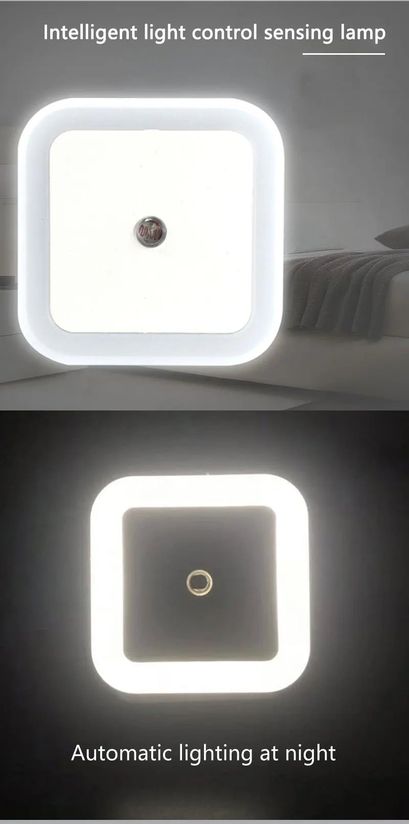 Intelligent LED Night Light | Auto On/Off Sensor