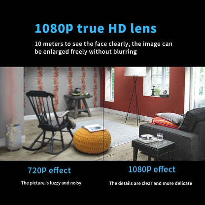 X5 Mini Security Camera – 1080P HD WiFi with Night Vision & Motion Detection