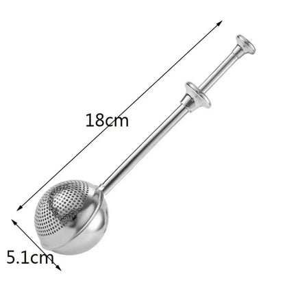 Stainless Steel Powder Duster with Lid