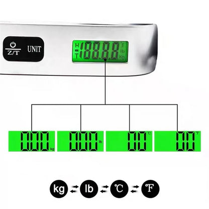 Portable Digital Luggage Scale – 50kg/110lb LCD Display
