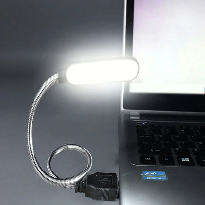 Mini USB LED Reading Lamp – Flexible Neck for Laptop, Power Bank & PC