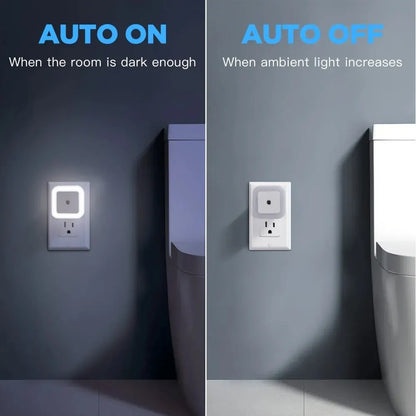 Intelligent LED Night Light | Auto On/Off Sensor