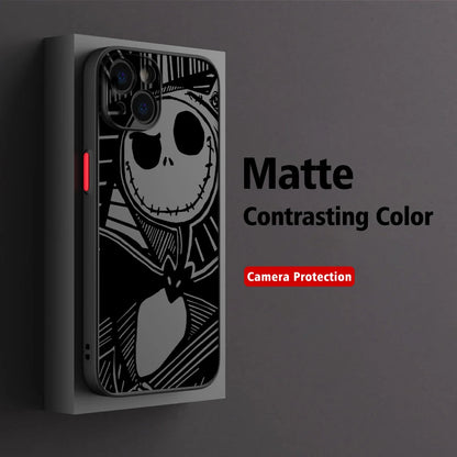 Halloween J-Jack S-Skellington Phone Case For iPhone 17e 17 16e 16 15 14 13 12 11 Mini Pro Air Max X XR XSMax 7 8 6 6s Plus