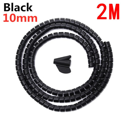 Flexible Spiral Cable Organizer & Wire Protector – 10mm & 16mm