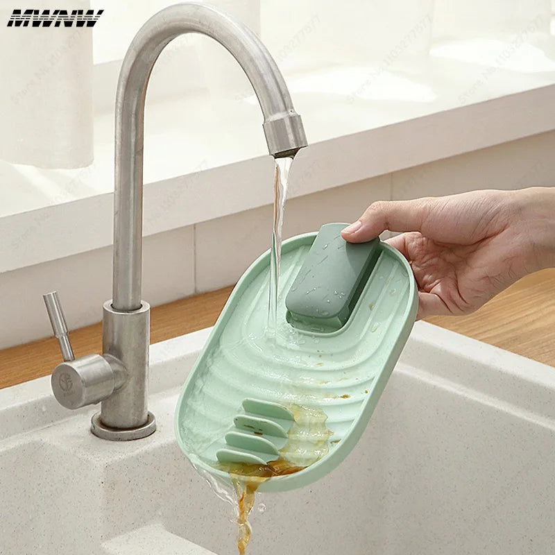 Foldable Kitchen Utensil & Lid Storage Rack