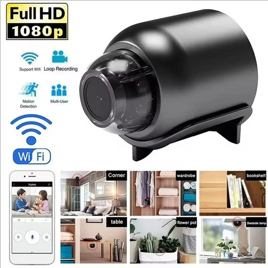 X5 Mini Security Camera – 1080P HD WiFi with Night Vision & Motion Detection