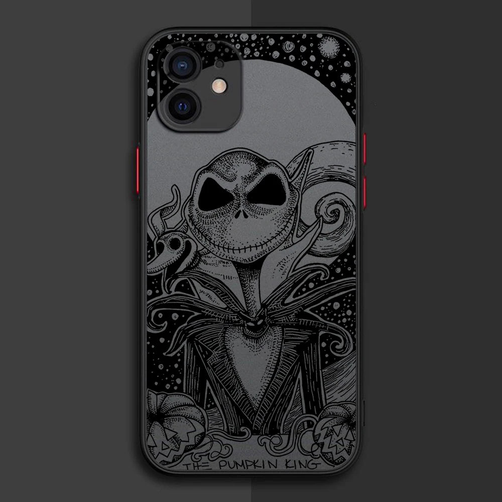 Halloween J-Jack S-Skellington Phone Case For iPhone 17e 17 16e 16 15 14 13 12 11 Mini Pro Air Max X XR XSMax 7 8 6 6s Plus