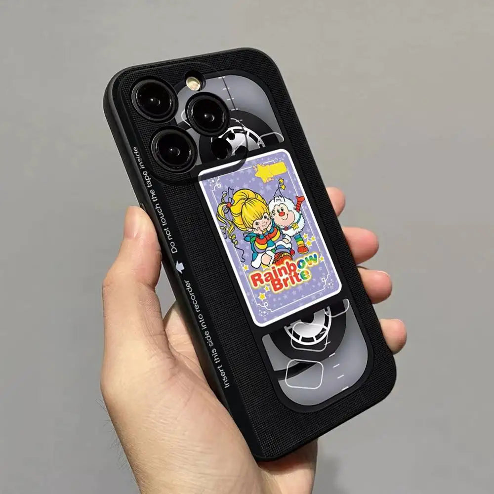 Horror Movie Video Phone Case For iPhone 17 16 15 14 13 12 Mini 11 Pro Max Soft Silicone Cover