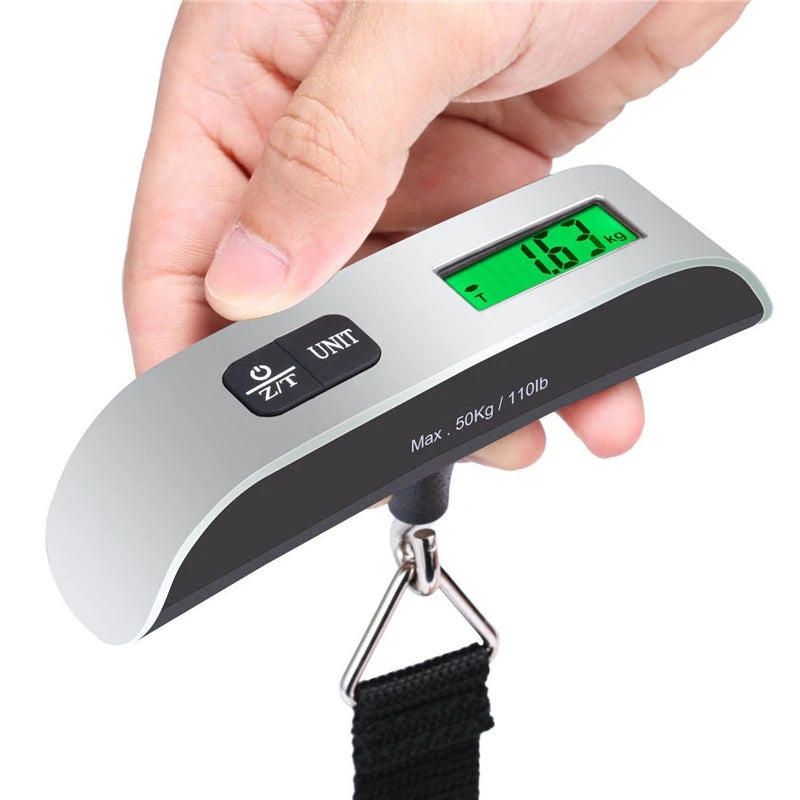 Portable Digital Luggage Scale – 50kg/110lb LCD Display