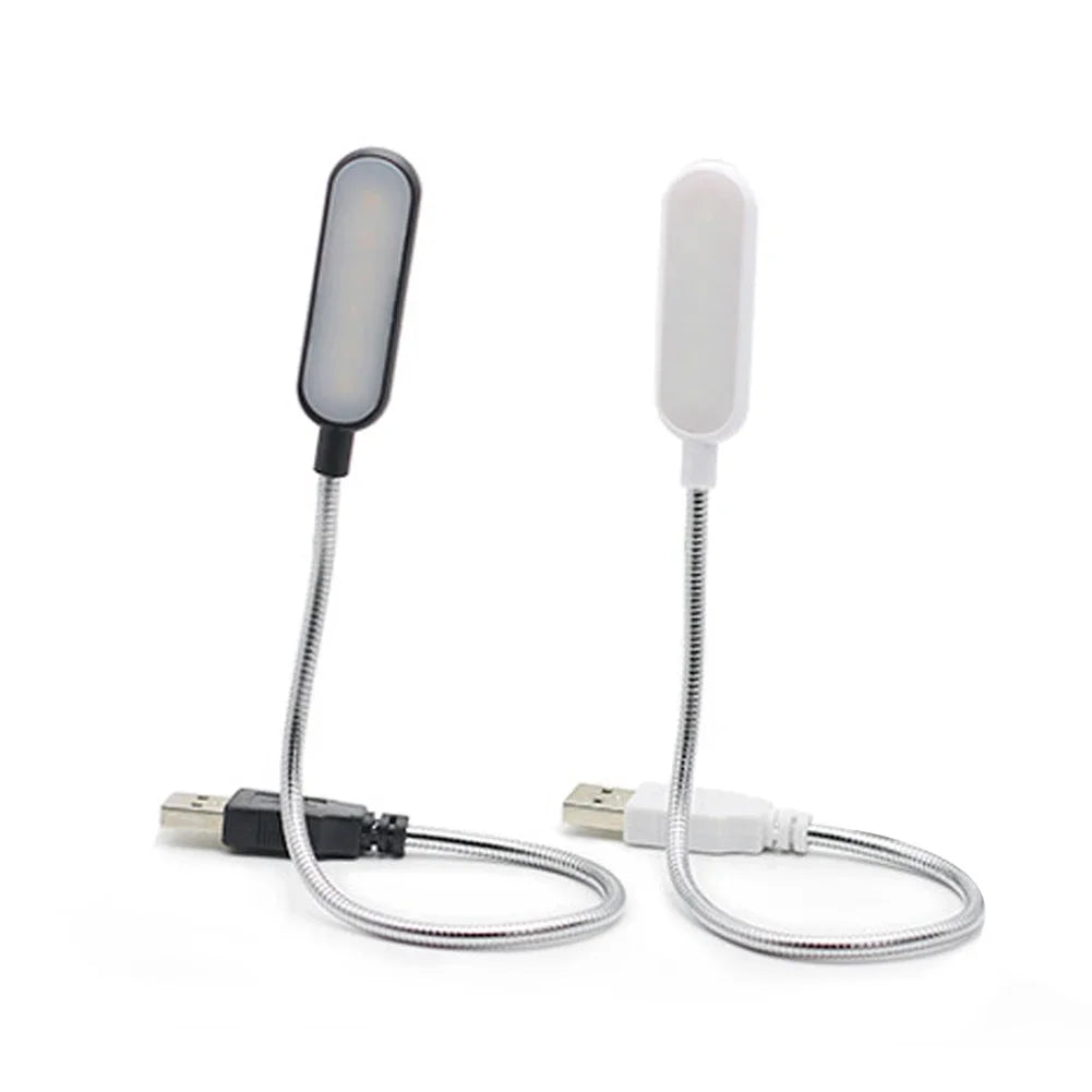 Mini USB LED Reading Lamp – Flexible Neck for Laptop, Power Bank & PC