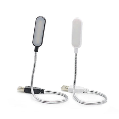 Mini USB LED Reading Lamp – Flexible Neck for Laptop, Power Bank & PC