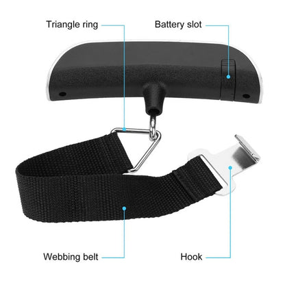 Portable Digital Luggage Scale – 50kg/110lb LCD Display