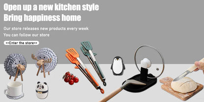 Foldable Kitchen Utensil & Lid Storage Rack