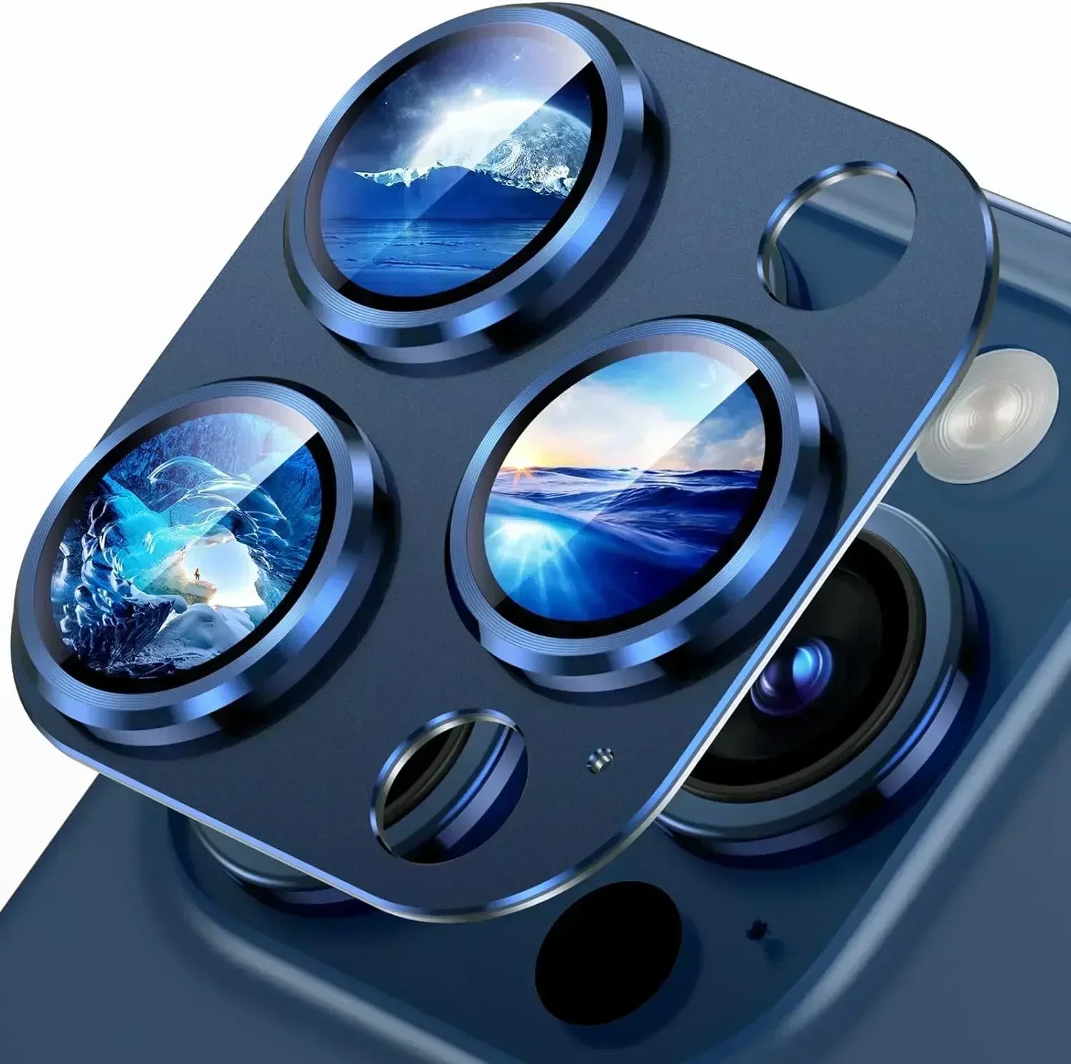 Titanium Black Metal Glass Camera Lens Screen Protector, Protection Cover For IPhone 15 Pro Max, 14 Plus, 13, 15 Pro, 14Pro
