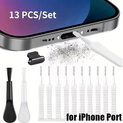 13-Piece Phone Cleaning Kit – Charging Port & Speaker Cleaner