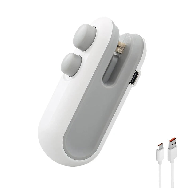 2-in-1 Rechargeable Mini Bag Sealer with Cutter