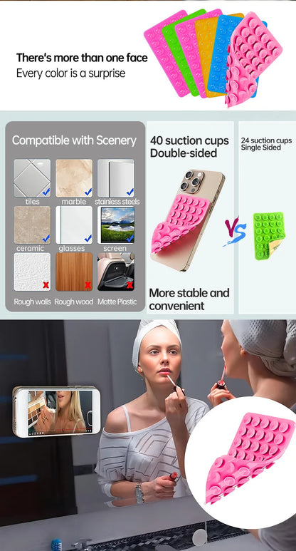 Silicone Suction Cup Phone Stand & Grip