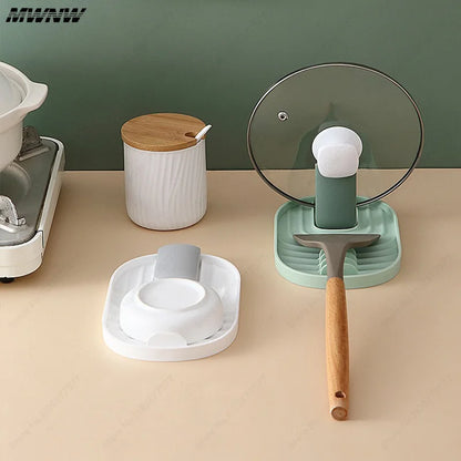 Foldable Kitchen Utensil & Lid Storage Rack