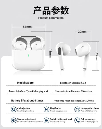 Wireless Bluetooth Earbuds with Noise Reduction
