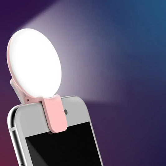 Mini Clip-On Selfie Ring Light