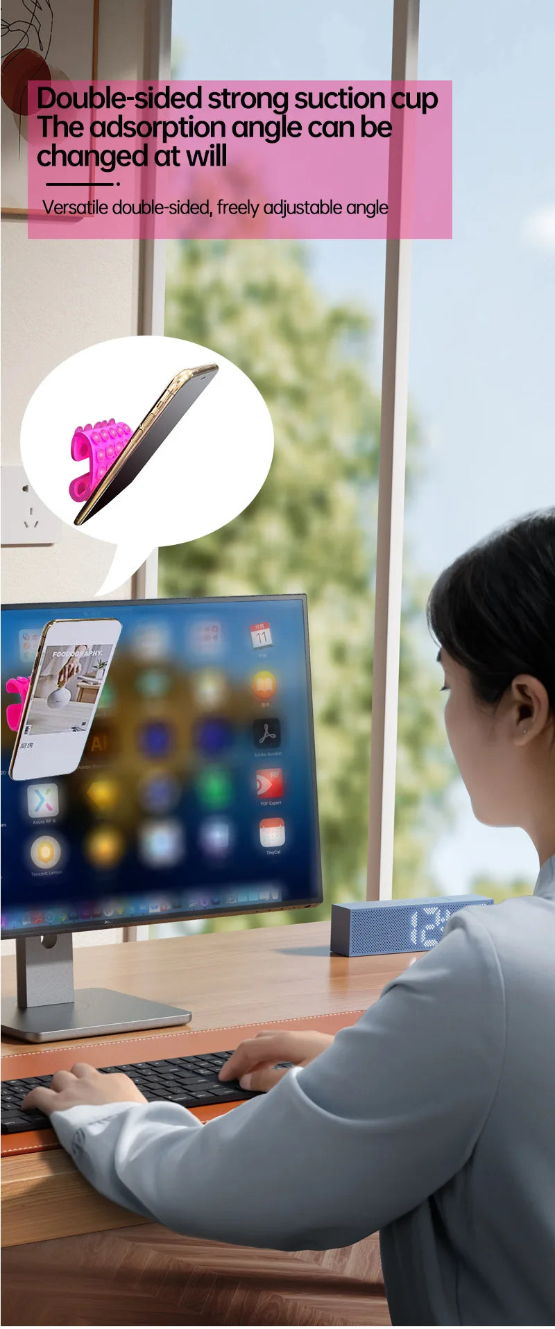 Silicone Suction Cup Phone Stand & Grip