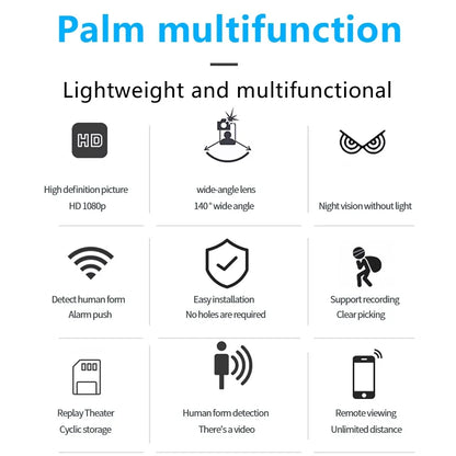 X5 Mini Security Camera – 1080P HD WiFi with Night Vision & Motion Detection