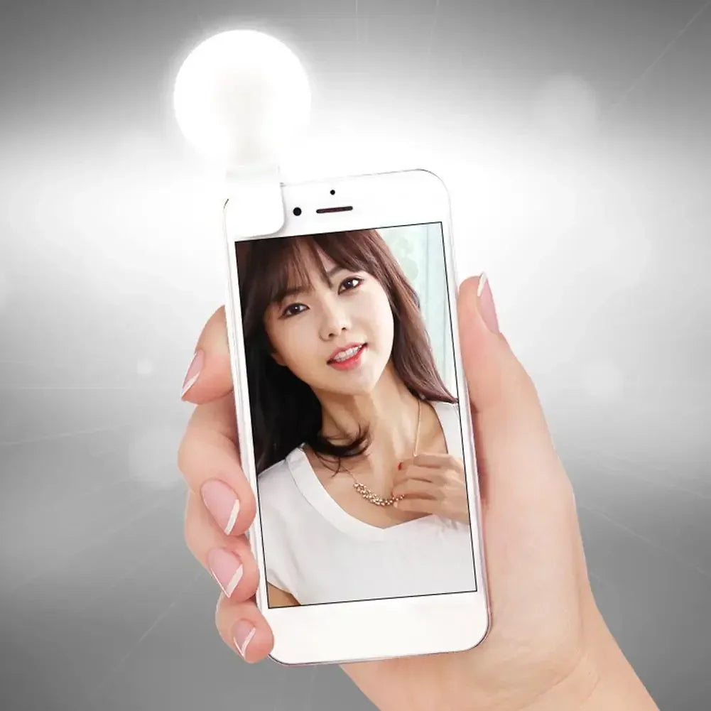 Mini Clip-On Selfie Ring Light