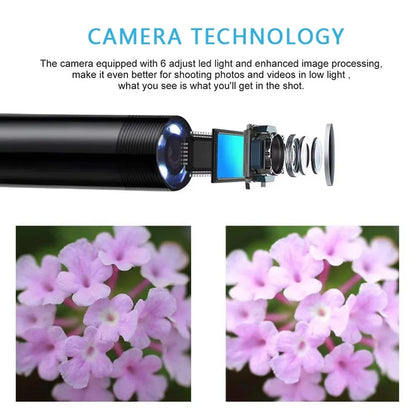 USB Endoscope Camera – IP67 Waterproof Inspection Borescope for Android & PC